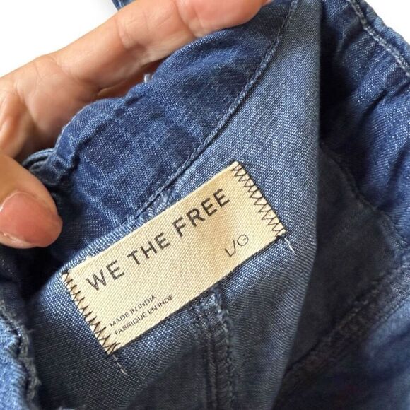 We The Free Freebird Shortalls L Romper - Picture 7 of 11
